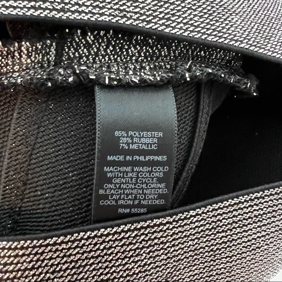 Express Silver Sparkle Bodycon Skirt - Picture 4 of 6